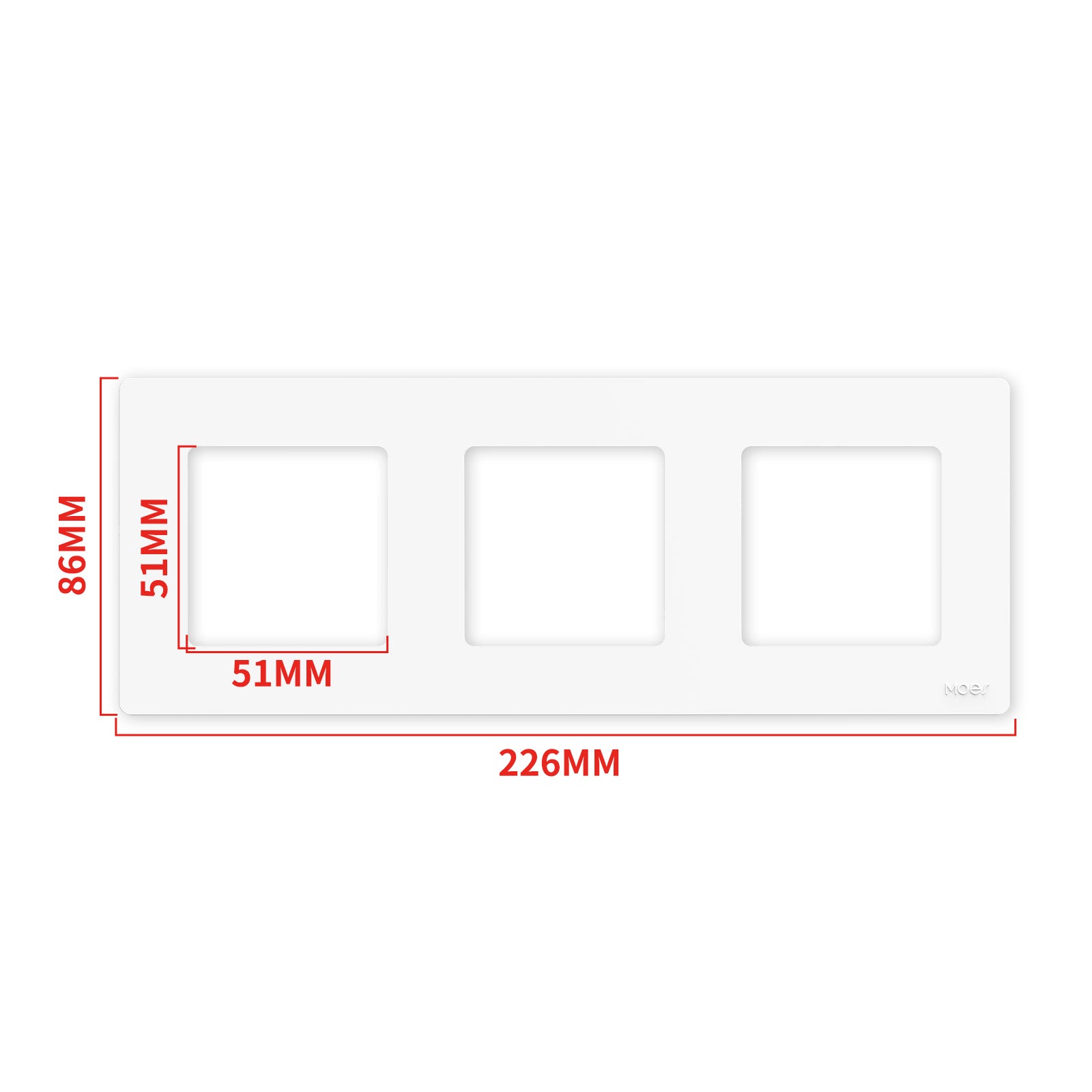 Three-Panel Frame