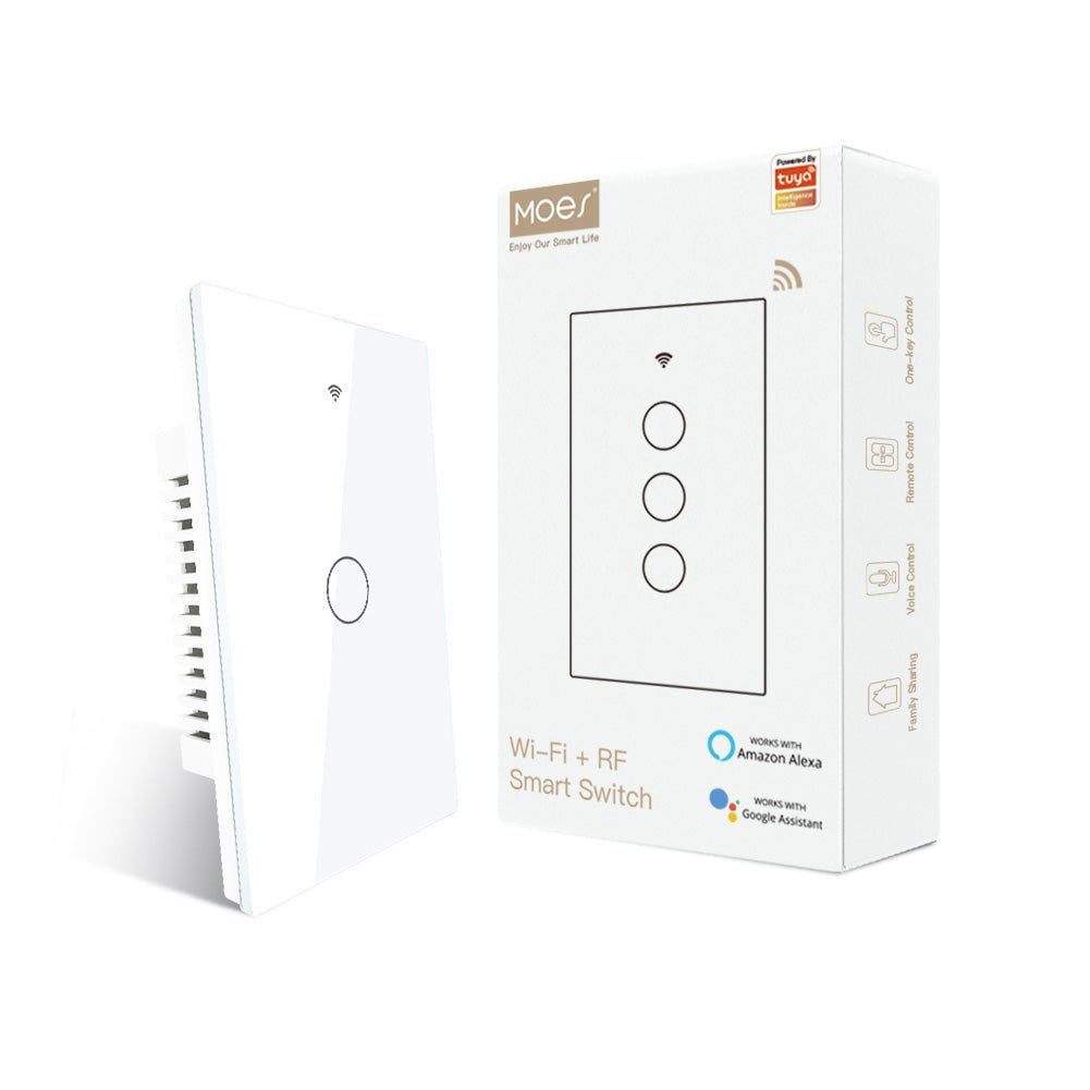1-Gang WiFi Glass Light Switch