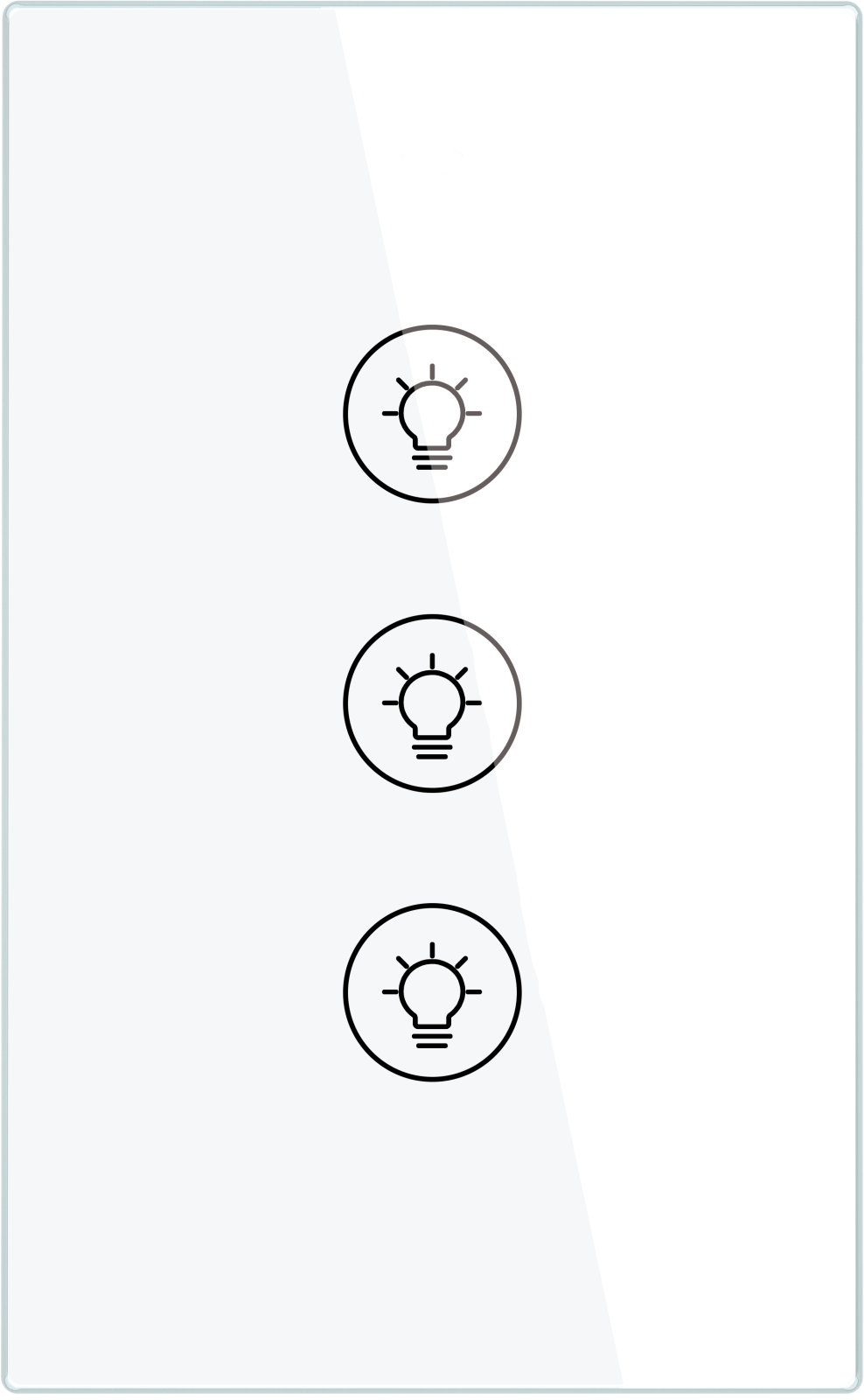 3-Gang Zigbee Touch Dimmer